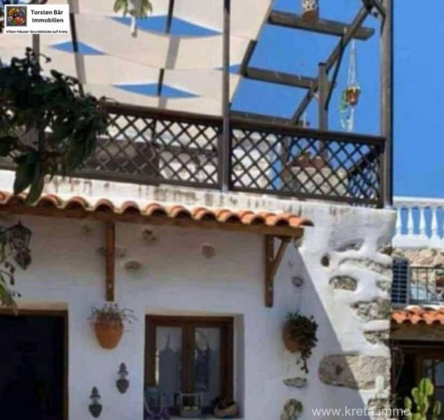 Provarma Kreta, Provarma, renoviertes 200 Jahre altes Anwesen Meerblick 2 Gäste-Studios Haus kaufen